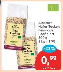 Budni Alnatura haferflocken fein- oder großblatt Angebot