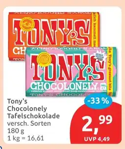 Budni Tony's chocolonely tafelschokolade Angebot