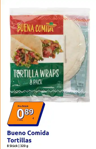 Action Bueno comida tortillas Angebot