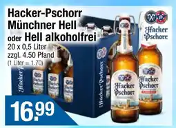 Getränke City Hacker-pschorr münchner hell oder hell alkoholfrei Angebot