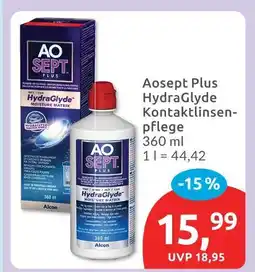 Budni Aosept plus hydraglyde kontaktlinsenpflege Angebot