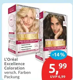 Budni L'oréal excellence coloration Angebot