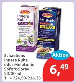Budni Schaebens innere ruhe oder melatonin sofort-spray Angebot