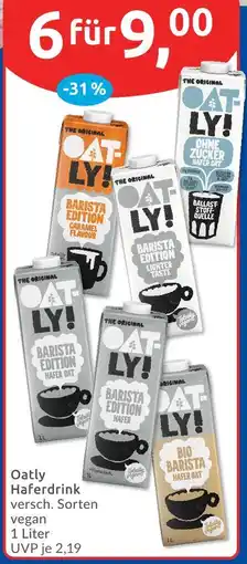 Budni Oatly haferdrink Angebot