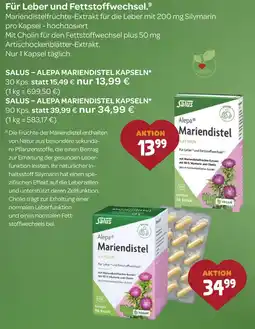 Vitalia Salus alepa mariendistel kapseln 30 kps Angebot