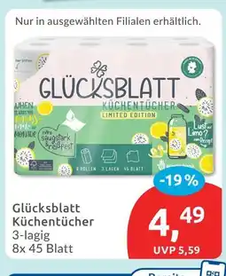 Budni Glücksblatt küchentücher Angebot