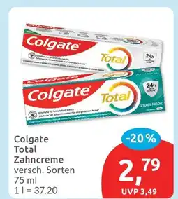 Budni Colgate total zahncreme Angebot