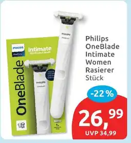 Budni Philips oneblade intimate women rasierer Angebot