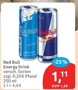 Budni Red bull energy drink Angebot