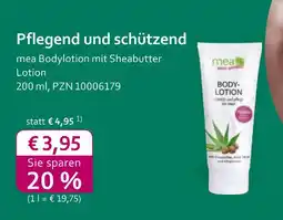 Mea Mea bodylotion mit sheabutter Angebot
