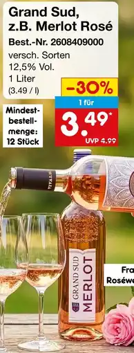 Netto Marken-Discount Grand sud merlot rosé Angebot