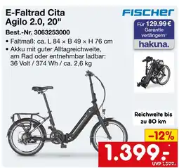 Netto Marken-Discount Fischer e-faltrad cita agilo 2.0 Angebot