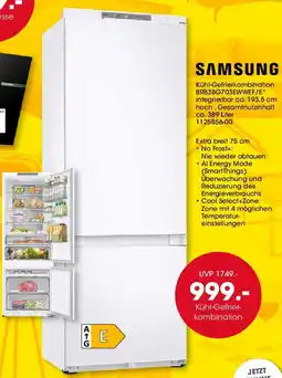 Möbel Martin SAMSUNG Kühl-Gefrierkombination BRB38G703EWWEF/E Angebot