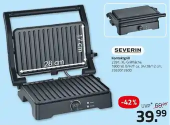 ROLLER SEVERIN Kontaktgrill Angebot