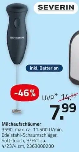 ROLLER SEVERIN Milchaufschäumer Angebot