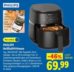 Lidl PHILIPS Heißluftfritteuse Typ,,NA229/00". Angebot