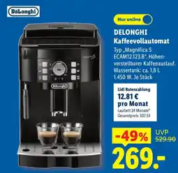 Lidl DeLonghi Kaffeevollautomat Typ,,Magnifica S ECAM12.123.B". Angebot