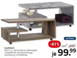 ROLLER Couchtisch Angebot