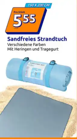 Action Sandfreies Strandtuch Angebot