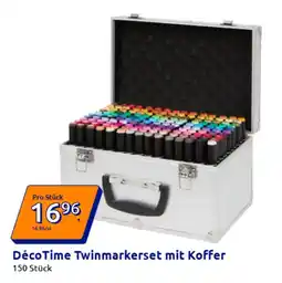 Action DécoTime Twinmarkerset mit Koffer Angebot