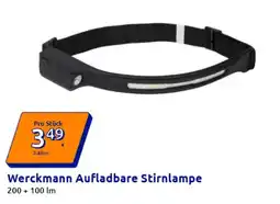 Action Werckmann Aufladbare Stirnlampe Angebot