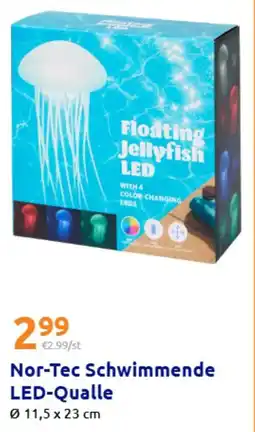 Action Nor-Tec Schwimmende LED-Qualle Angebot