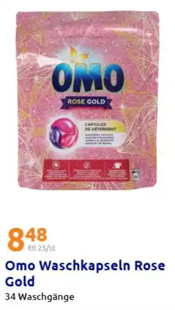 Action Omo Waschkapseln Rose Gold Angebot