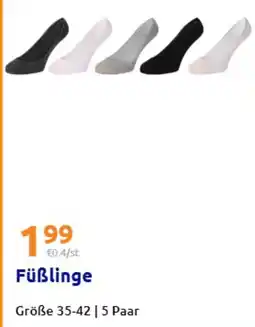 Action Füßlinge Angebot