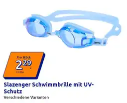 Action Slazenger Schwimmbrille mit UV- Schutz Angebot
