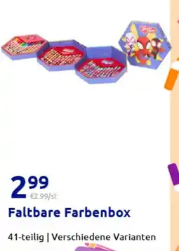 Action Faltbare Farbenbox Angebot