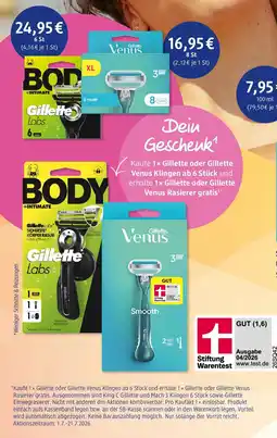 dm drogerie Gillette oder Gillette Venus Klingen Angebot