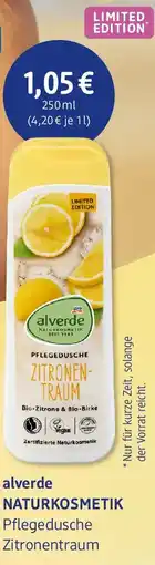 dm drogerie alverde NATURKOSMETIK Pflegedusche Zitronentraum Angebot