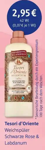 dm drogerie Tesori d'Oriente Weichspüler Schwarze Rose & Labdanum Angebot
