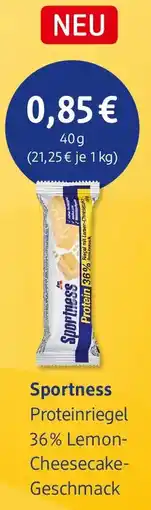 dm drogerie Sportness Proteinriegel Angebot