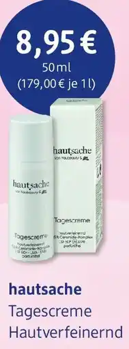 dm drogerie hautsache Tagescreme Hautverfeinernd Angebot