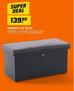 OBI Balkonbox inkl. Kissen Angebot