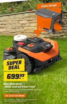 OBI Worx Mähroboter ,,M650 Landroid Vision Cloud" Angebot
