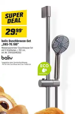 OBI baliv Duschbrause-Set ,,DBS-70.180" Angebot