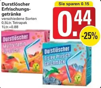 WEZ Durstlöscher Erfrischungs-Getränke 0.5Ltr. Tetrapak Angebot