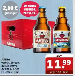 Getränke Quelle ASTRA Angebot