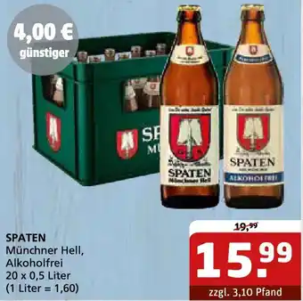 Getränke Quelle SPATEN Münchner Hell, Alkoholfrei Angebot