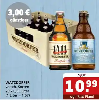 Getränke Quelle WATZDORFER Angebot