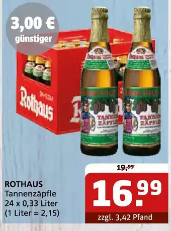 Getränke Quelle ROTHAUS Tannenzäpfle Angebot
