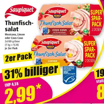 Norma Saupiquet Thunfisch Salat 2x160g Angebot