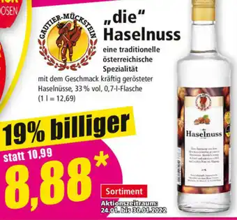 Norma Gautier Mückstein Die Haselnuss 0,7L Angebot