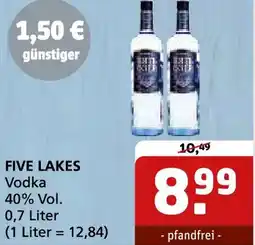 Getränke Quelle FIVE LAKES Vodka Angebot