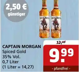 Getränke Quelle CAPTAIN MORGAN Spiced Gold Angebot