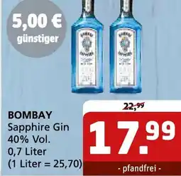 Getränke Quelle BOMBAY Sapphire Gin Angebot