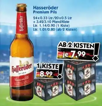 Hol'ab Getränkemarkt Hasseröder Premium Pils Angebot