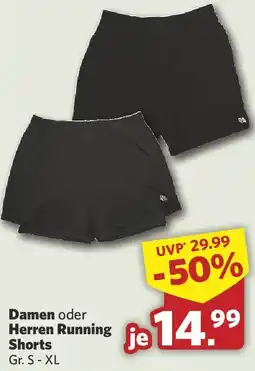 Combi Damen oder Herren Running Shorts Angebot